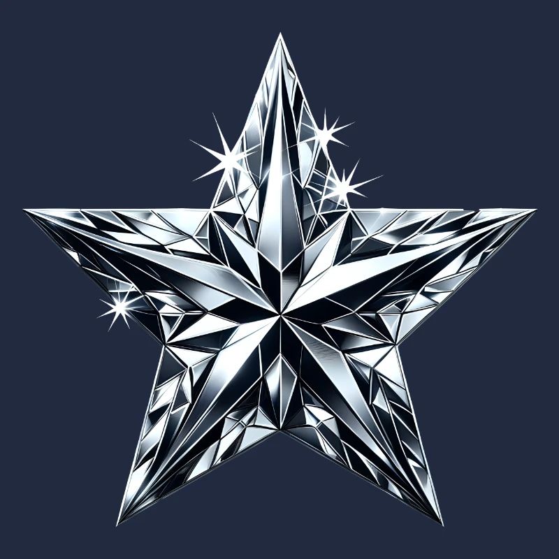 Étoile brillante de diamant