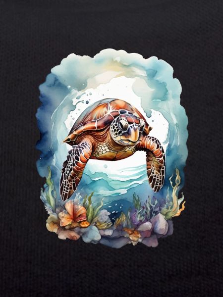 Sea's turtle under water
