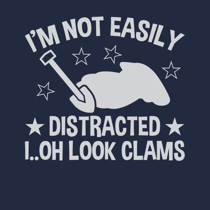 Clam Digging Seafood Clammer Shell Design