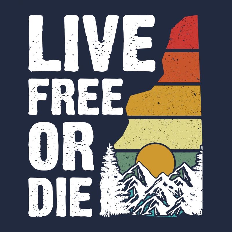Leben Frei Oder Sterben Retro Nature Vintage Neu