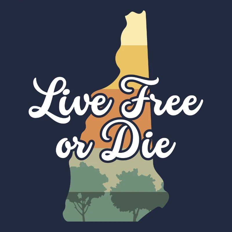 Leben Frei Oder Sterben Retro Nature Vintage Neu