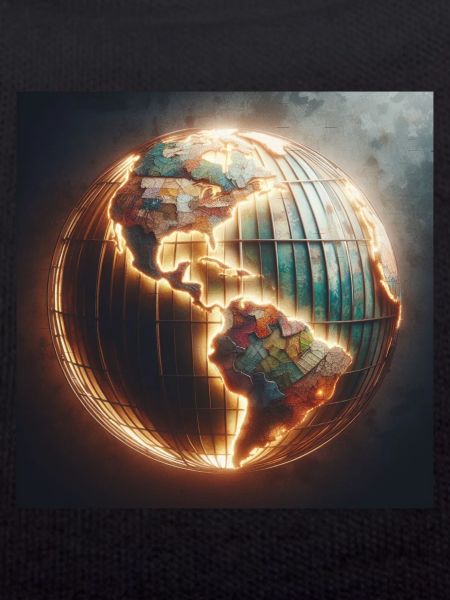 Glowing globe