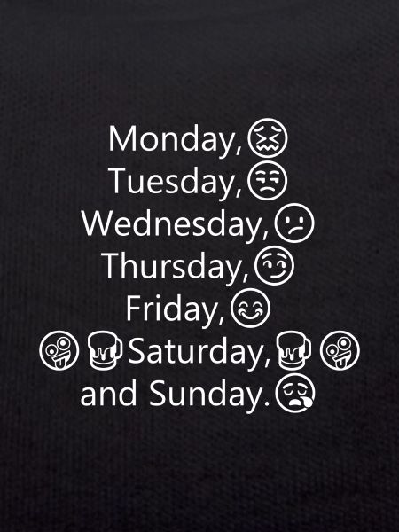 Monday Tuesday.....