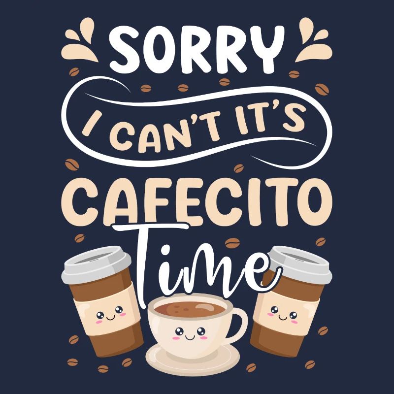 Spanisches Kaffeedesign „cafecito & Concha Lovers“