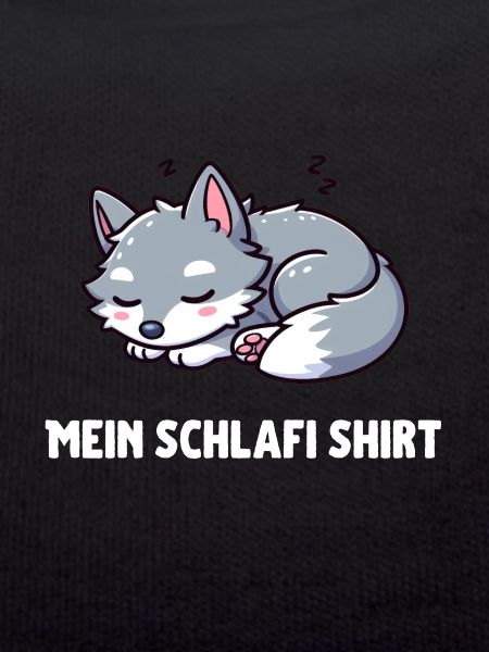 Cute Little Sleeping Wolf