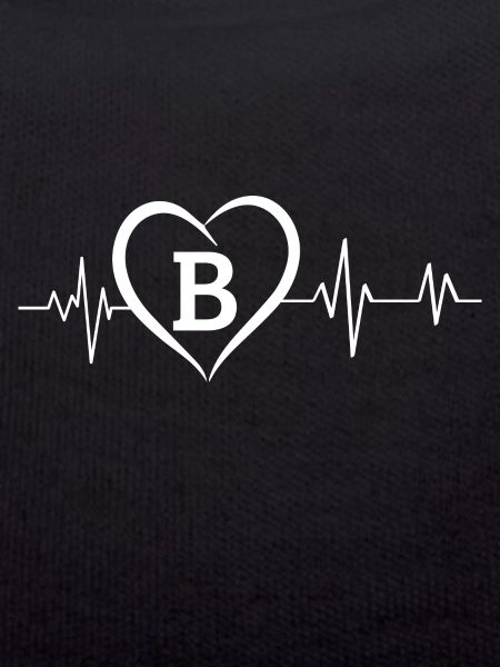 Heartbeat letter B