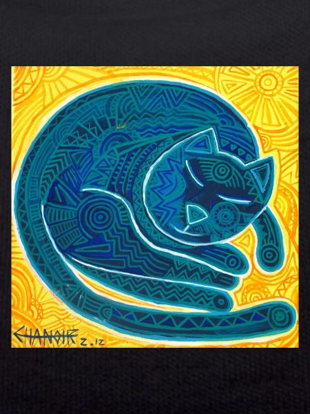 chat bleu 2