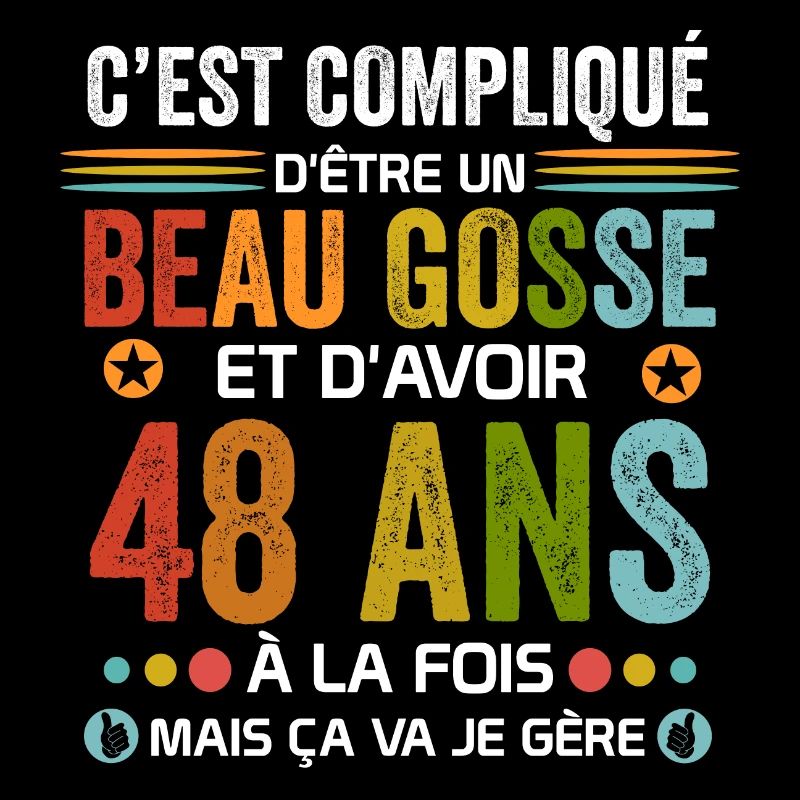 48 ans Cadeau Anniversaire 48 ans Drôle