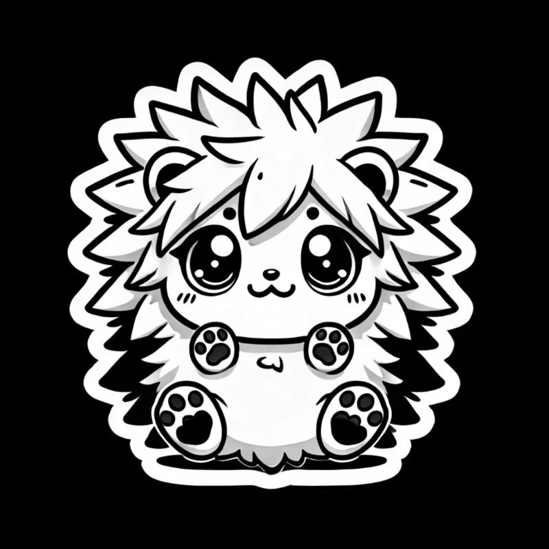 Hérisson moelleux - Mignon et câlin