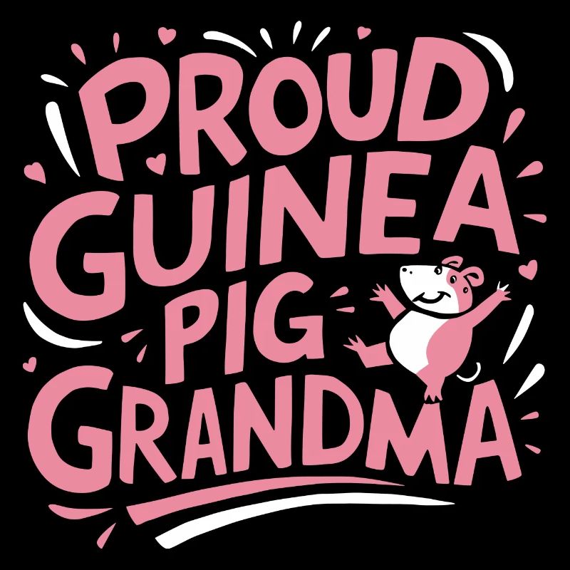 Stolze Meerschweinchen-Oma