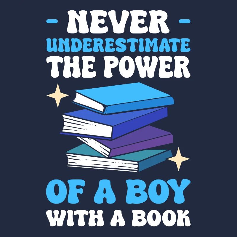 Never underestimate the power of a boy with a book