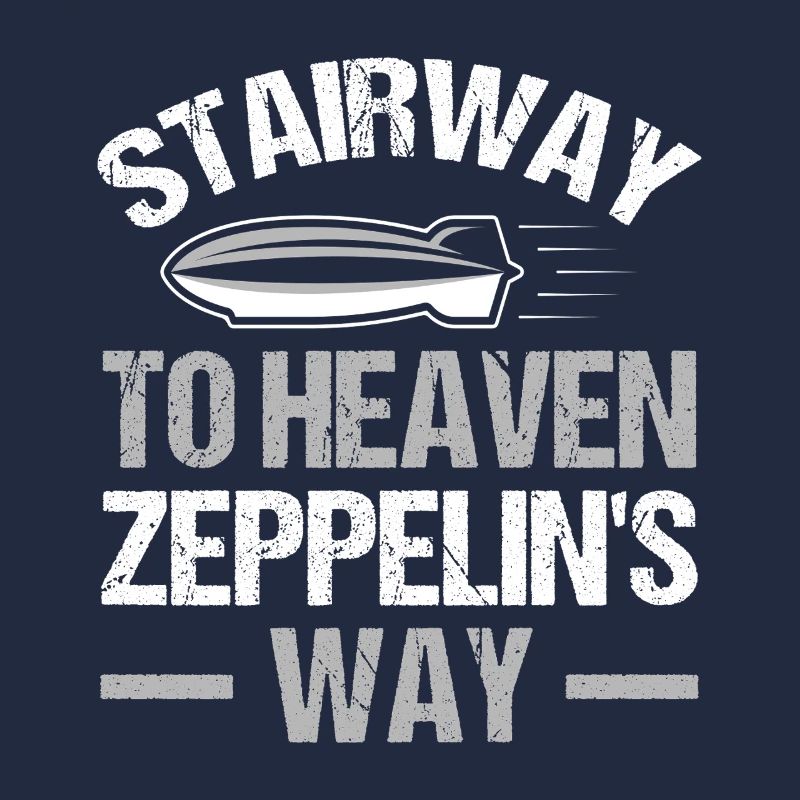 Dirigeable Zeppelin vintage 70 ans