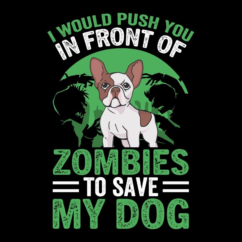 Ich Würde Dich Vor Zombies Drücken Hund Hunde