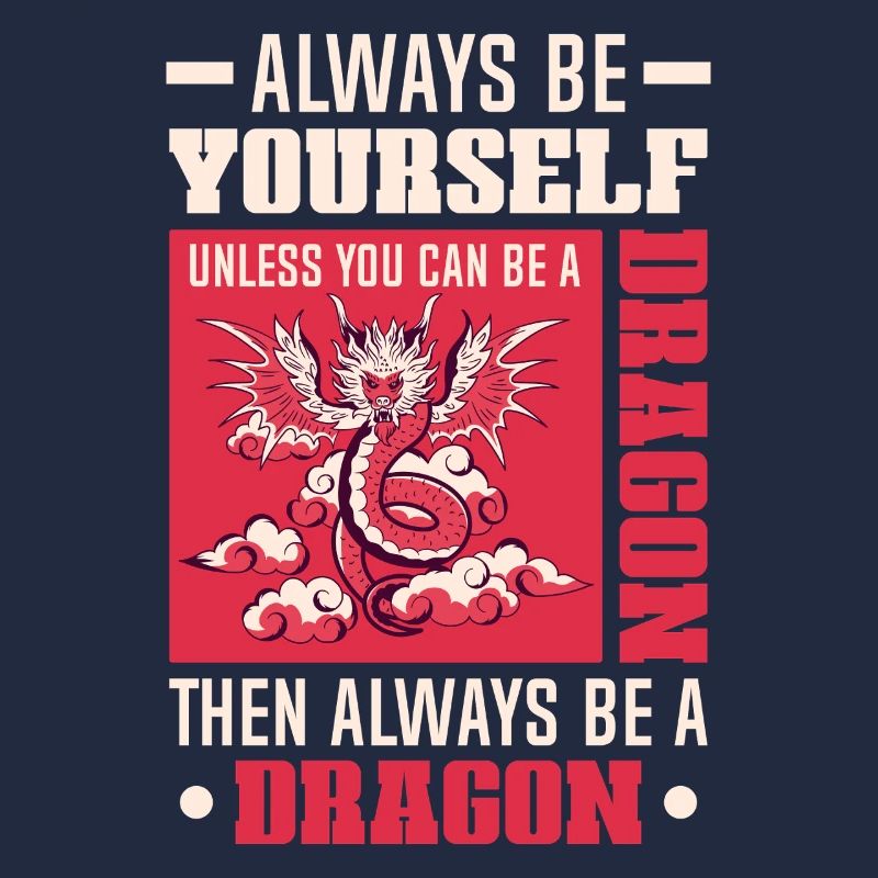 Drachen Drachendesign Sei immer du selbst