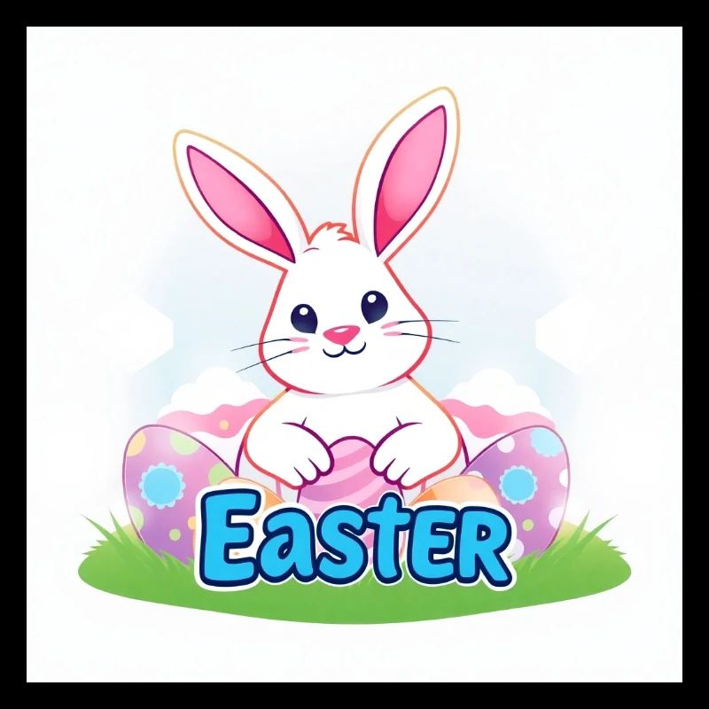 Der bunte Hase von Ostern