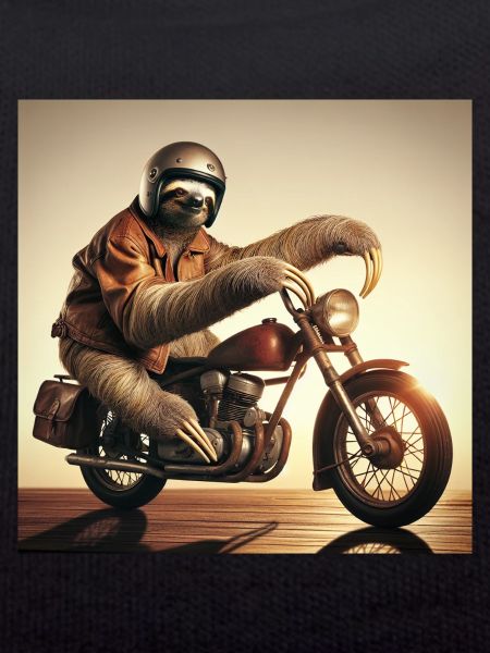 Sloth Biker Wanderer