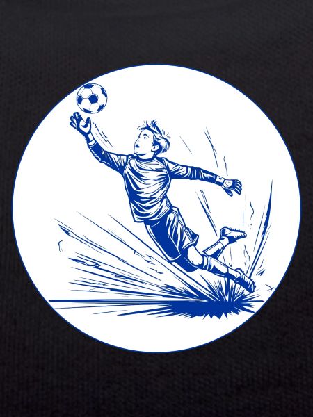 Torwart (blau-weiß)