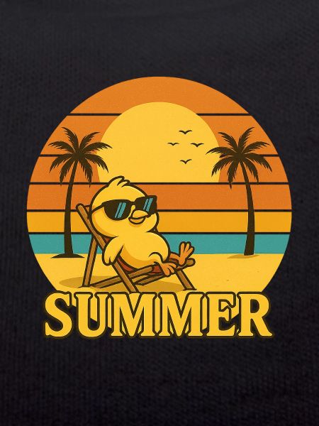 "Retro Sunset & Sunglass Chick"