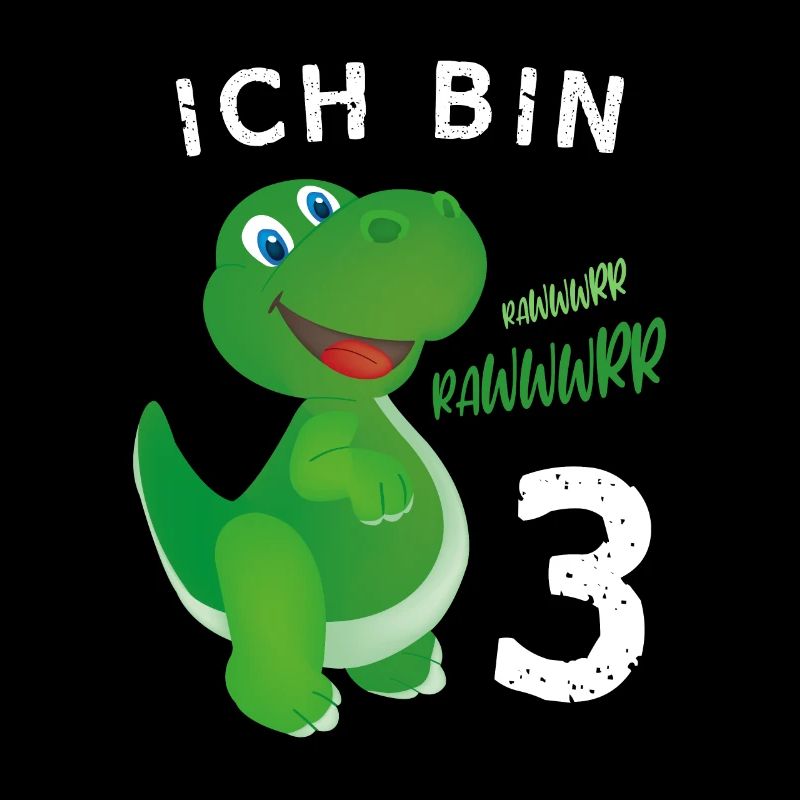 Ich bin 3 Jahre alt Dino Geburtstagsgeschenk