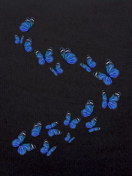 Fille Beau papillon