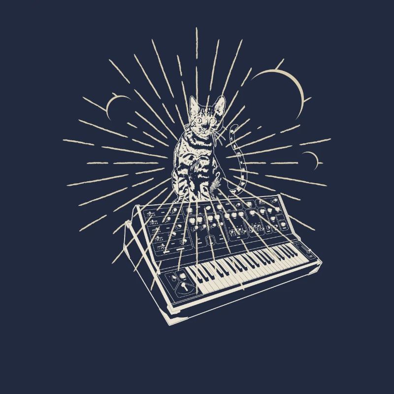 Modular Synthesizer Analog Mond Techno Acid Katze