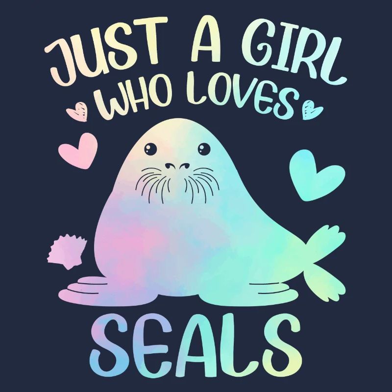 Ein Mädchen das Robben liebt