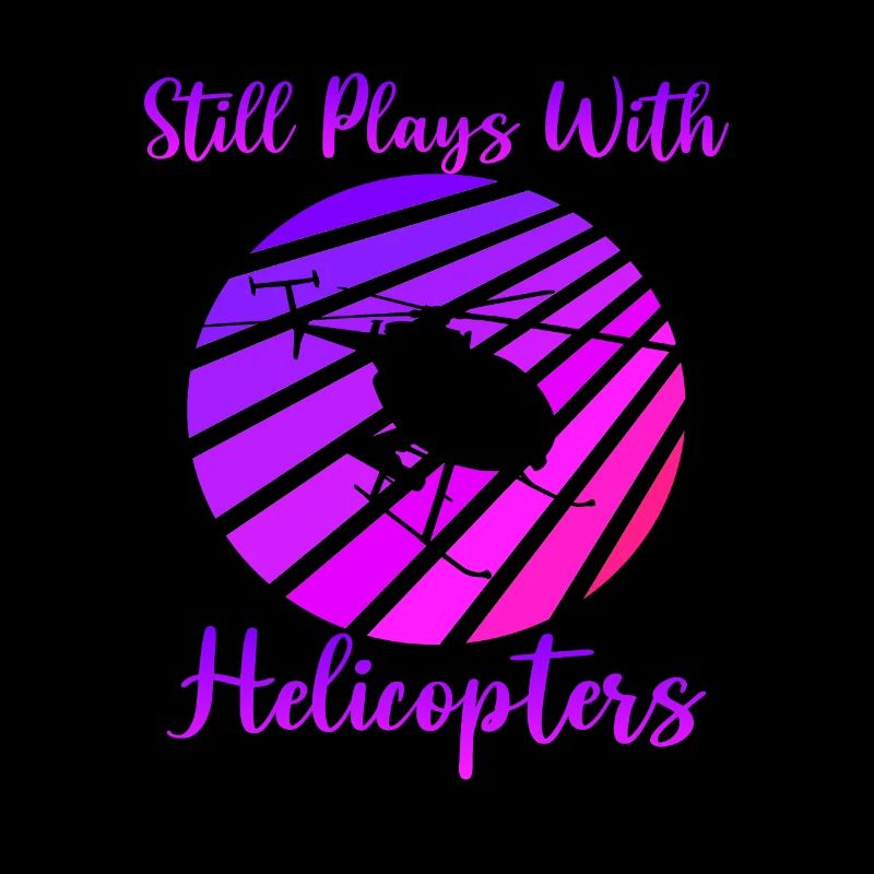 Hubschrauberpilot spielt immer noch mit