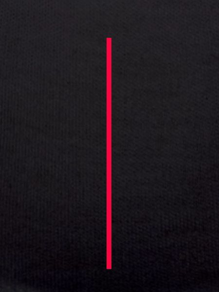 The red line