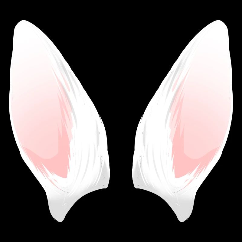 Weiße Hasenohren Hasenlöffel