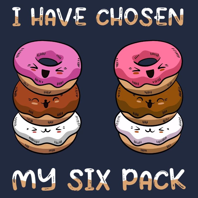 Donut Sixpack Donuts Witzig Lustig Spruch Geschenk