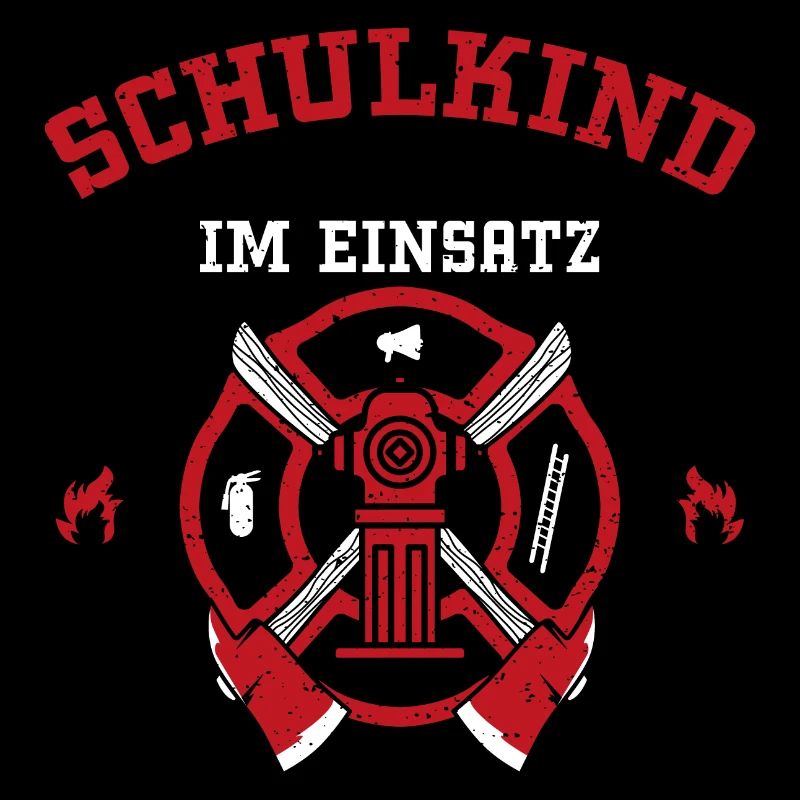Schulkind Im Einsatz - Firefighter