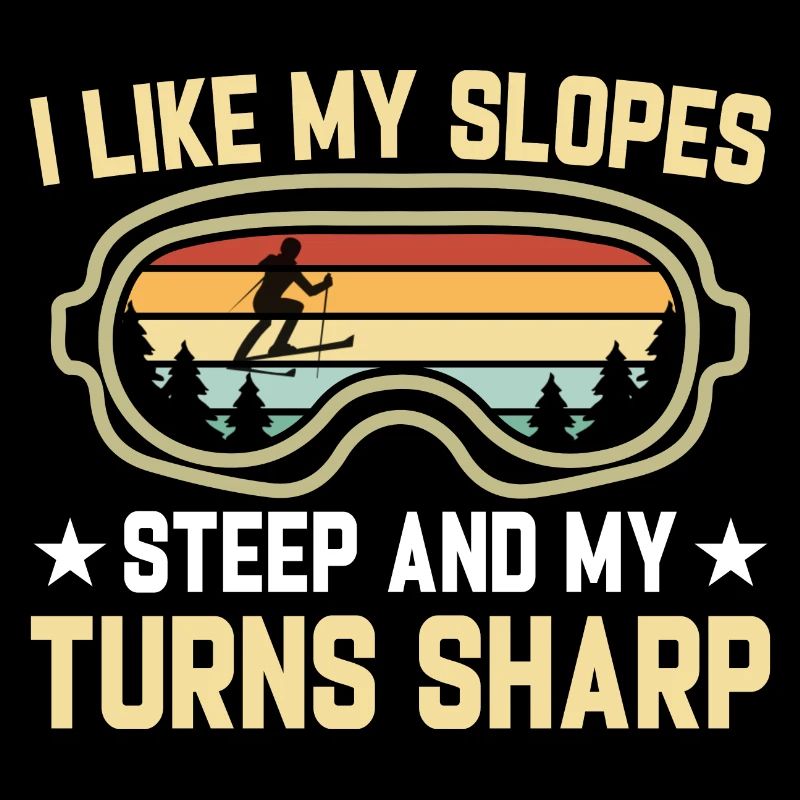 Skiing Slopes Steep Ski Winter Skier