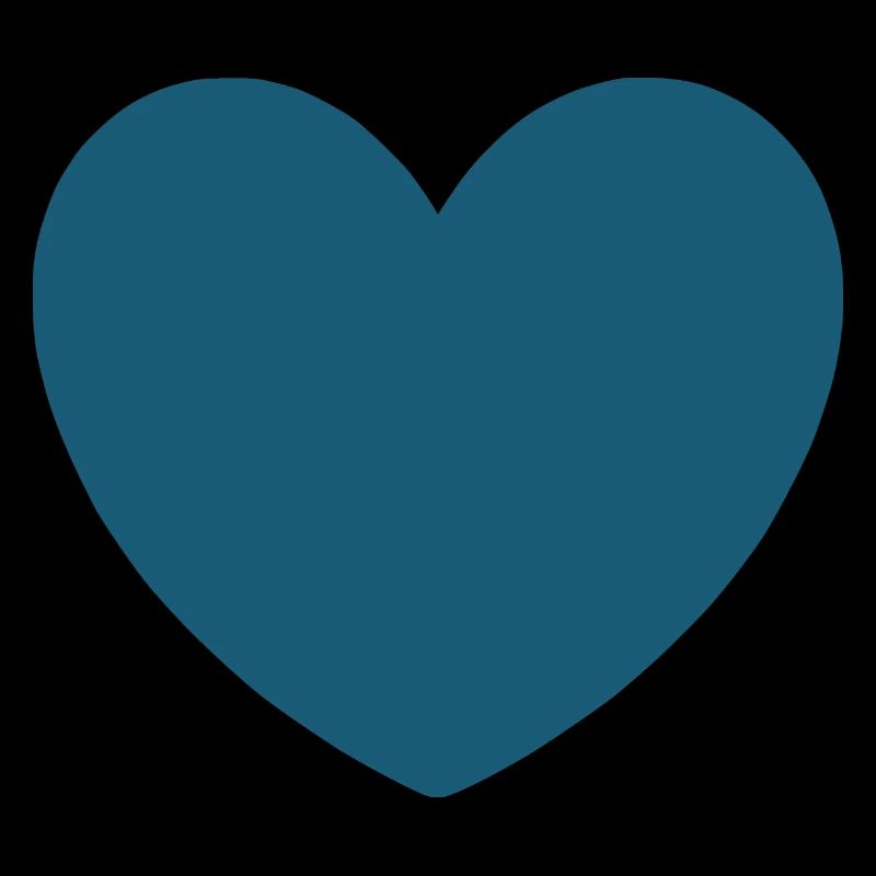 Coeur bleu Saint-Valentin