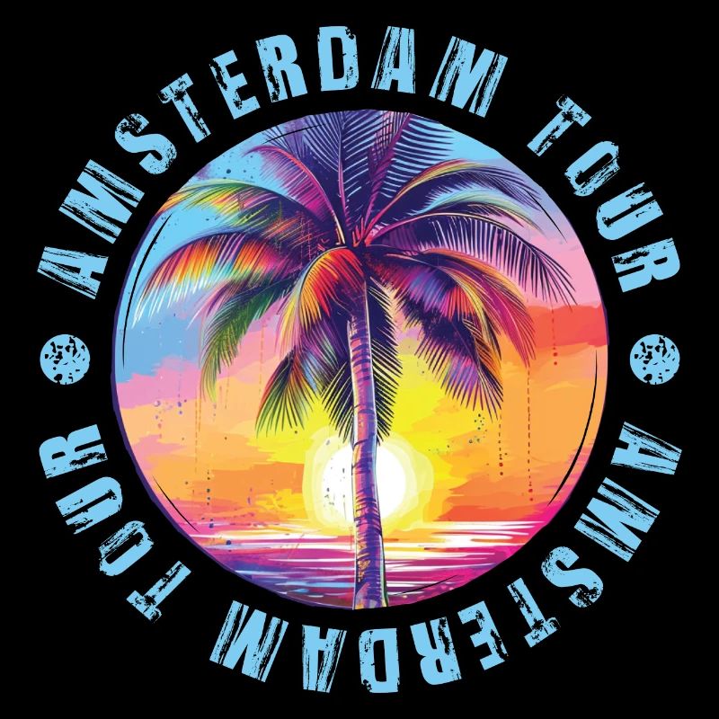 Visite d’Amsterdam colorée