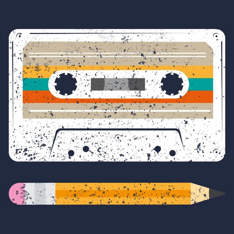 Geschenk Retro Vintage Old Tape