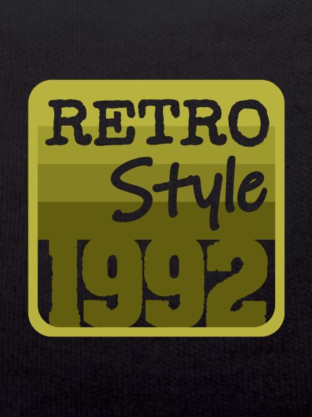 Retro style 1992