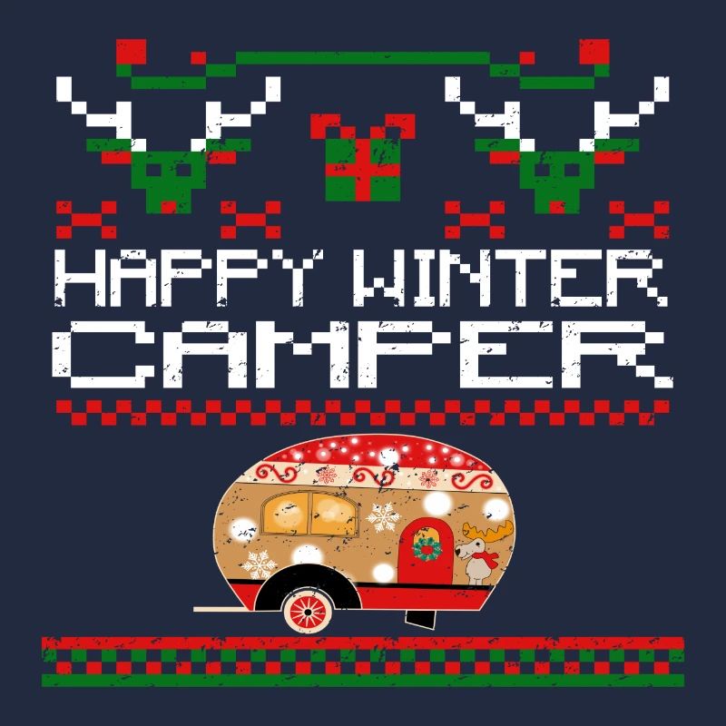 UGGLY HAPPY WINTER CAMPER