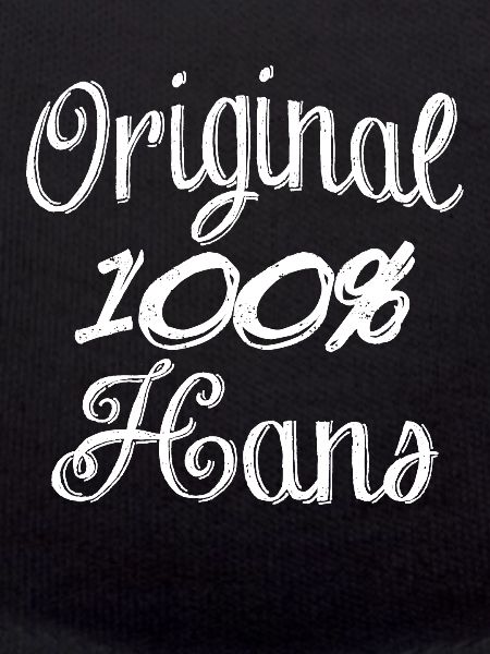 Original 100% Hans
