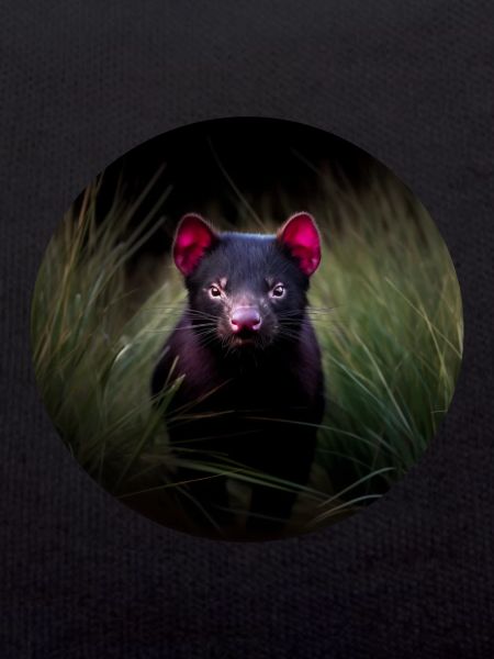 Lurking Tasmanian Devil