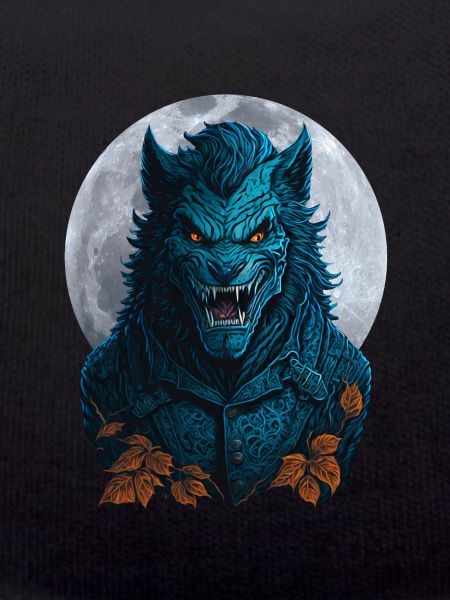 Halloween Werewolf Full Moon