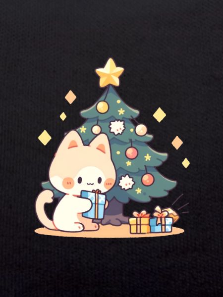 Cat Chritmas tree