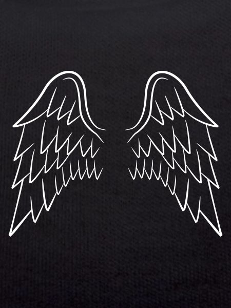 Angel's joining wing white