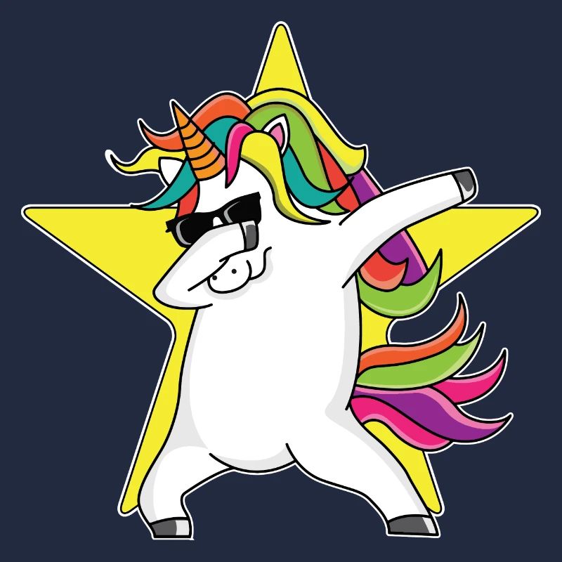 Funny Cute Dabbing Unicorn Gift Idea