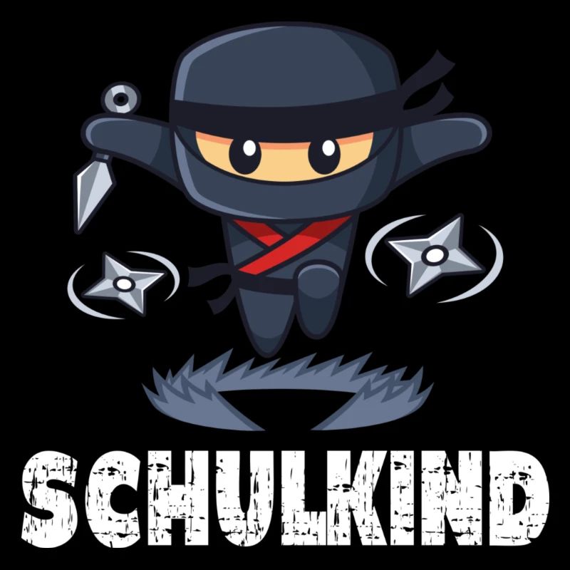 Einschulung Erstklässler Schulkind Ninja
