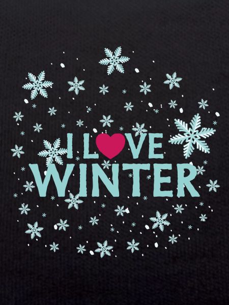 I LOVE WINTER Schneesterne