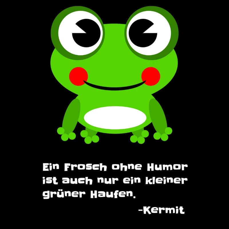 Frog without humor