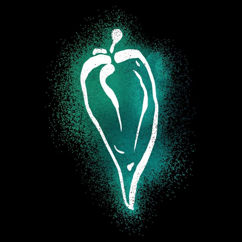 Blacklight Neon Chili