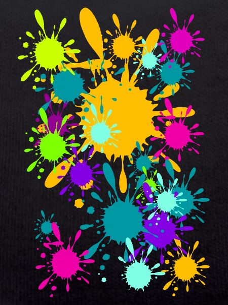 Bunte klekse (b)