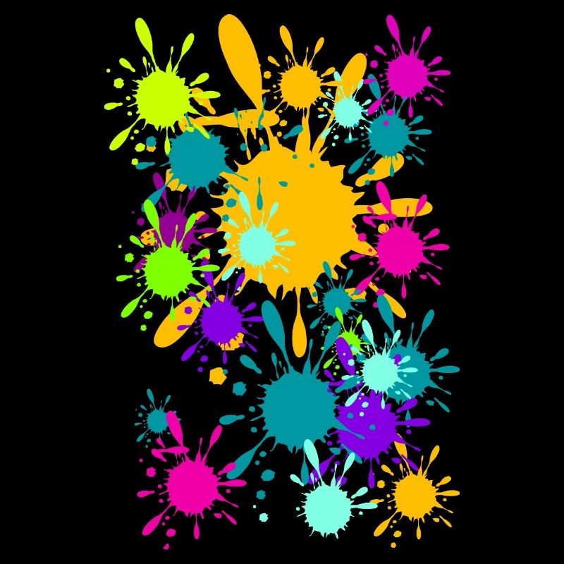 Bunte klekse (b)