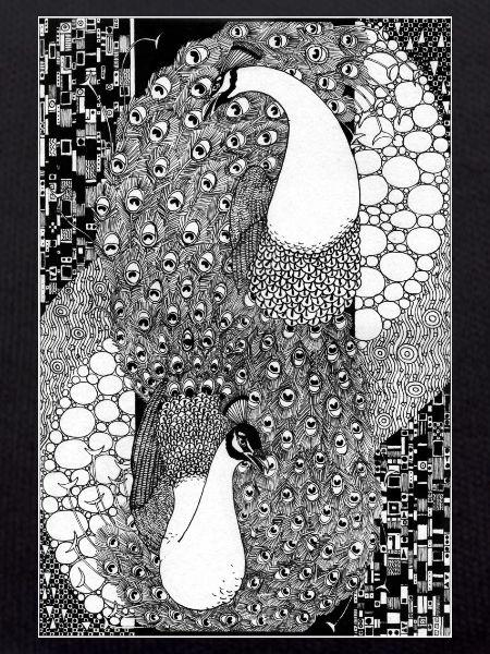 Peacocks - Art Nouveau